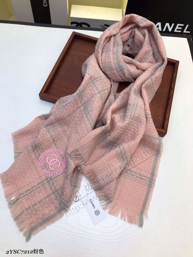 CHANEL圍巾 專櫃VIP限量版 香奈兒頂級進口客供羊毛圍巾 CHANEL羊毛圍巾女披肩  llwj6887